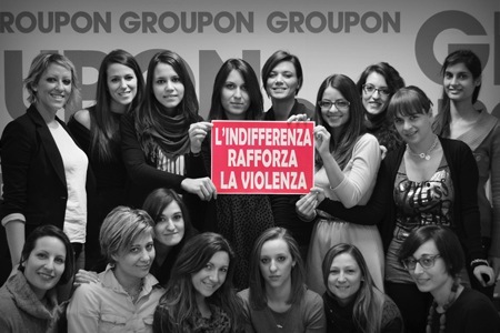 groupon offerta antiviolenza donne