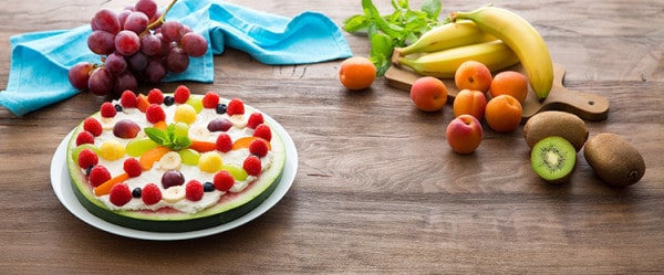 fruit pizza anguria