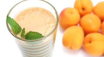 latte frutta albicocca