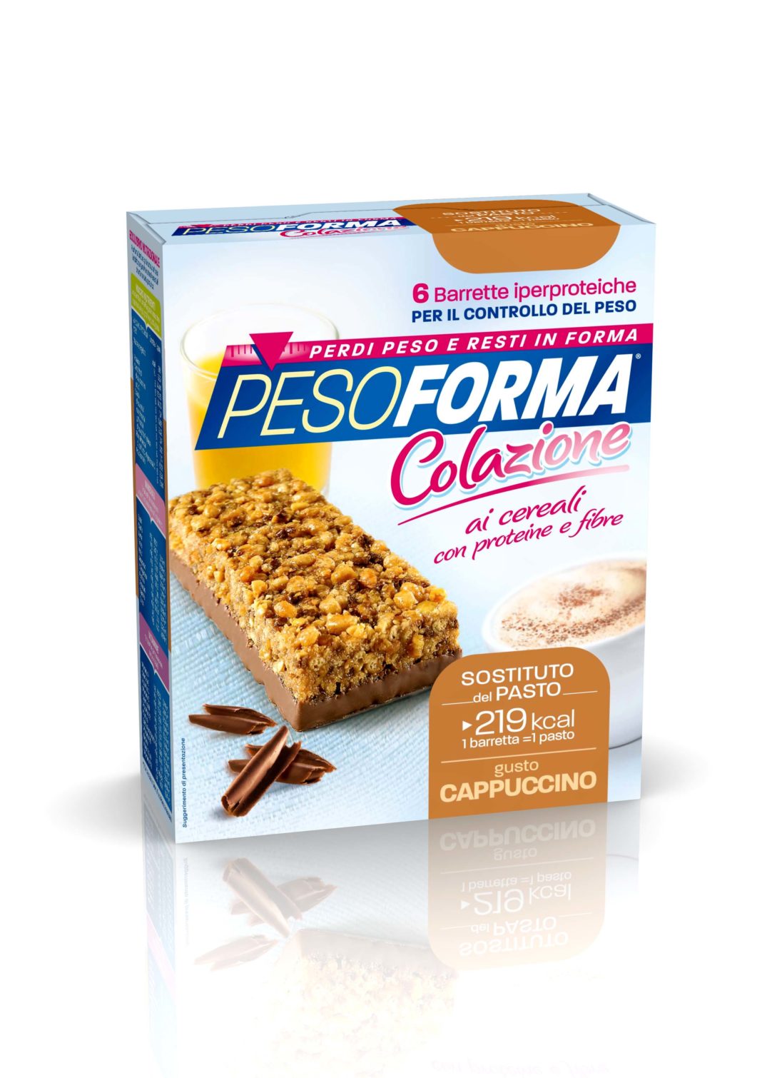 barrette al cappuccino pesoforma