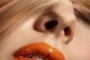 labbra rossetto arancio