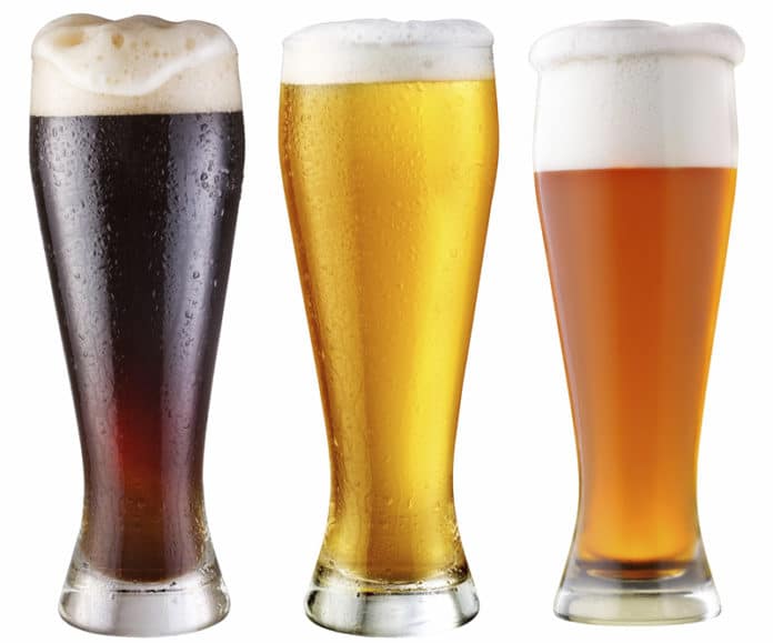 birra chiara e scura birra chiara e scura