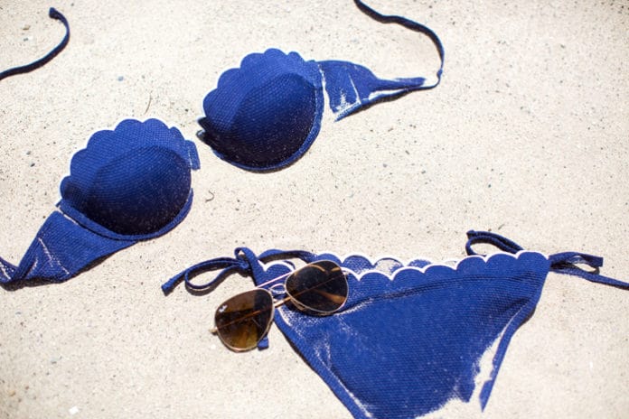 skalloped bikini moda mare