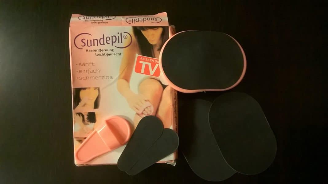 guanto depilatorio sundepil