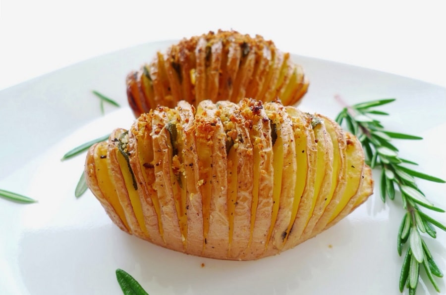 patate hasselback al forno