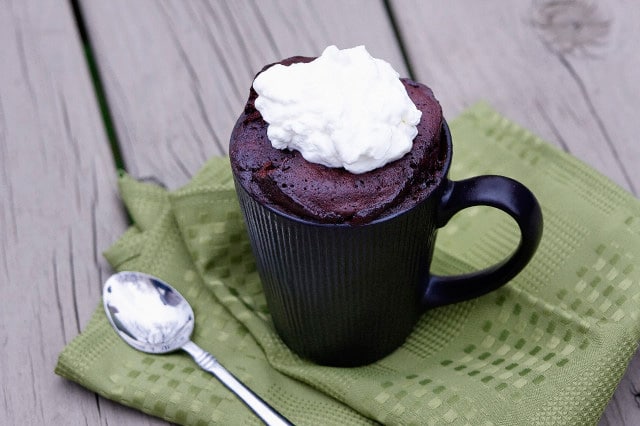 mug cake torta in tazza al microonde