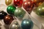 palline di natale con glitter fai da te