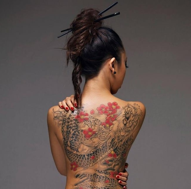 tatuaggio cinese drago