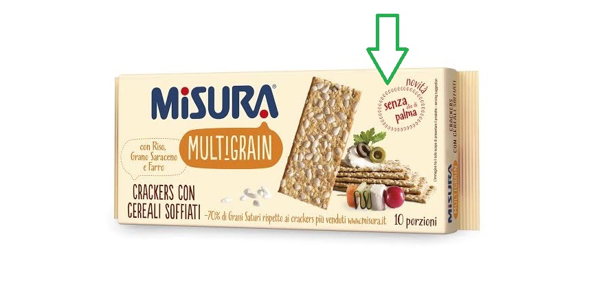 prodotti misura senza olio di palma