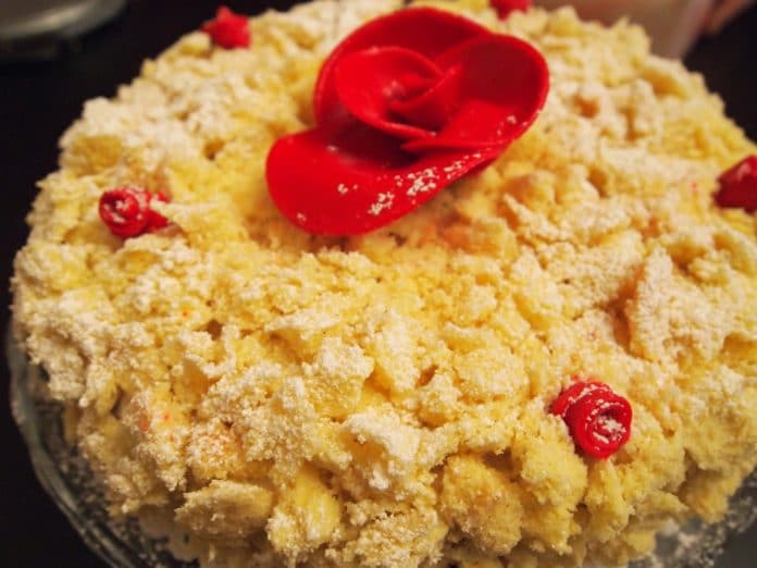 torta mimosa vegana