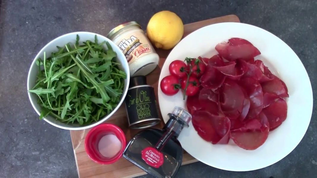 insalata bresaola e asiago