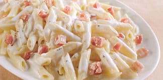 pasta philadelphia pancetta