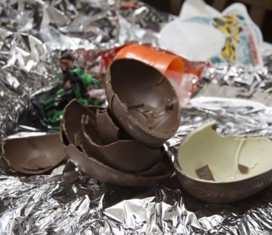 riciclare uova cioccolato