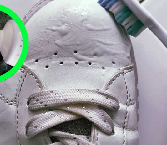 come-pulire-scarpe-bianche-dentifricio