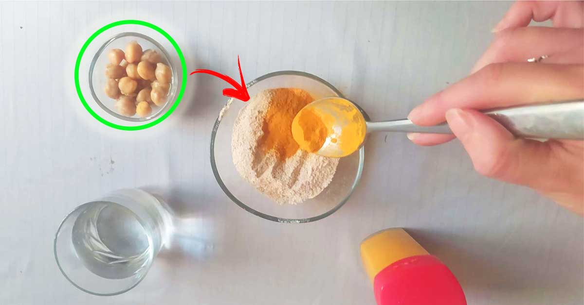 3 maschere “indiane” fai da te con farina di ceci