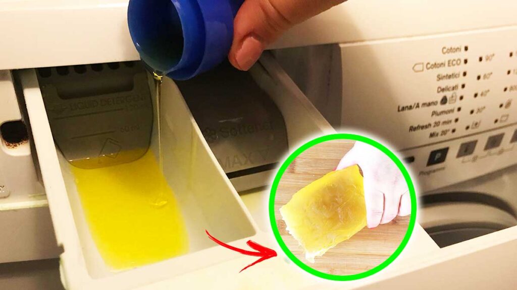 Come usare in lavatrice il sapone giallo a palline