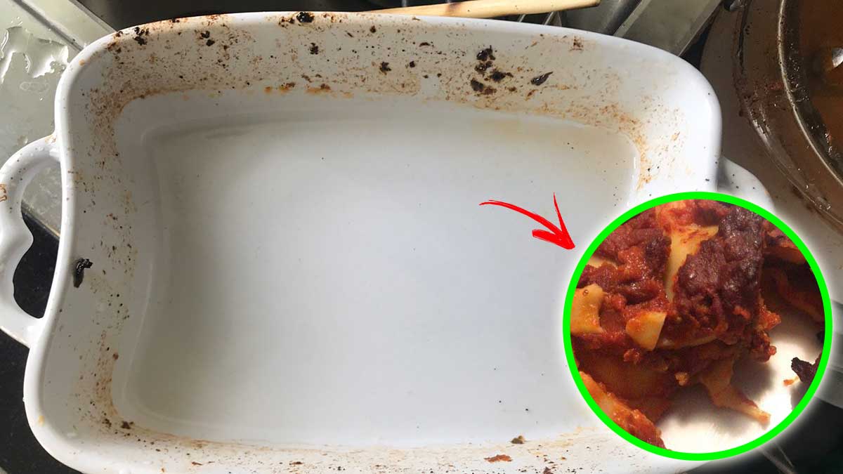 Come scrostare e sgrassare le teglie da forno dopo la LASAGNA!