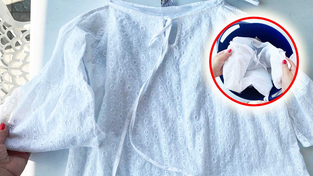 Come sbiancare i copricostumi e i camicioni senza rovinarli!
