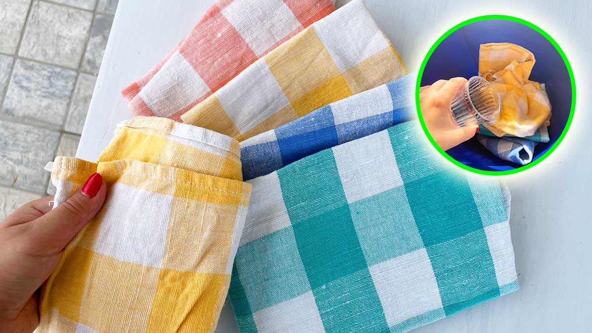 Prova questo trucchetto per ammorbidire gli STROFINACCI DURI e che non asciugano bene!