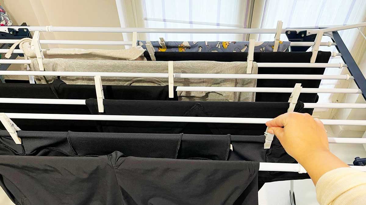Il Metodo C-T-S per stendere i panni in casa ed asciugarli in fretta