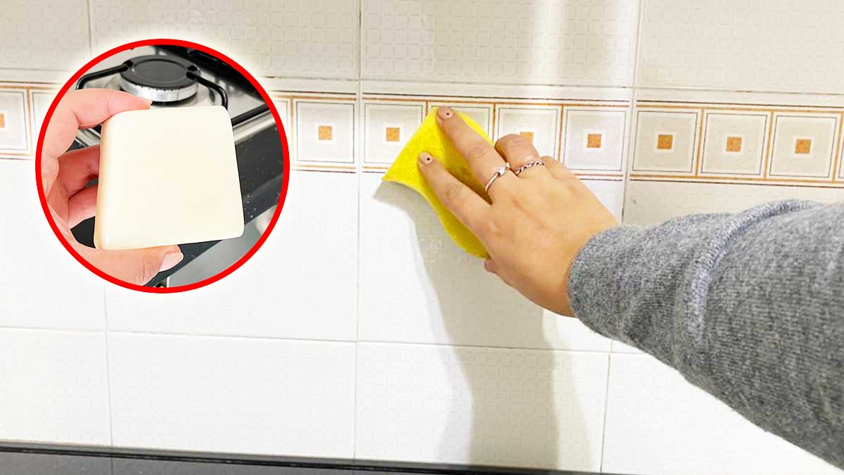 Questo antico Trucco della Nonna sgrasserà l’unto dalle Piastrelle della Cucina senza lasciare aloni