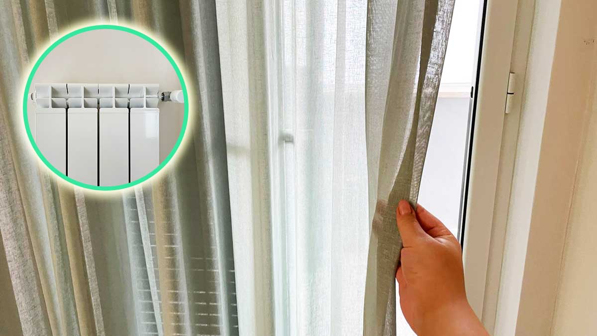 Il Trucco delle Tende che ti fa risparmiare sul Termosifone e avere la casa calda in poco tempo!