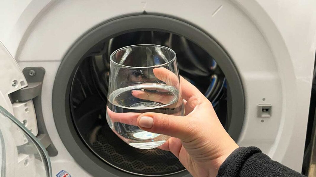 pulire-lavatrice-bicchiere