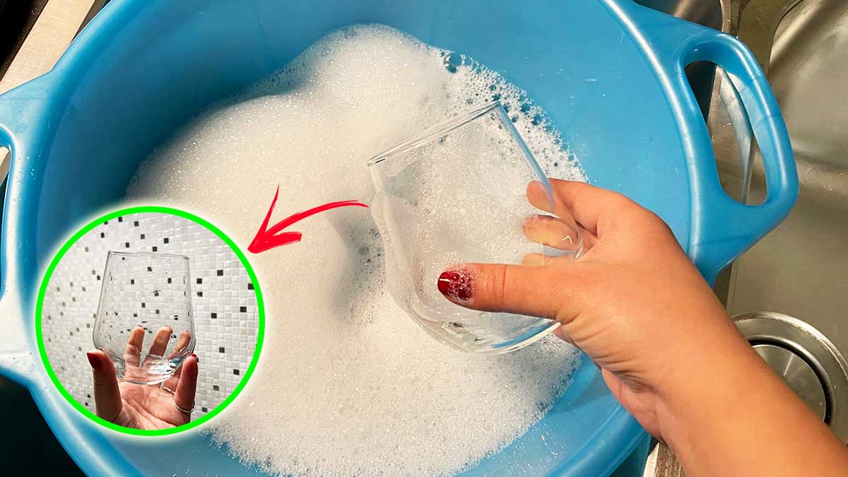 Prova il Metodo Tre Bacinelle per far brillare i Bicchieri opachi!
