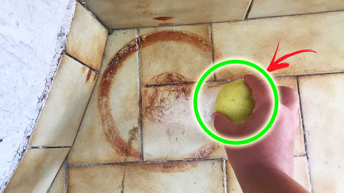 Togliere le Macchie di Ruggine dal balcone è possibile con questo semplice Rimedio naturale e semplice