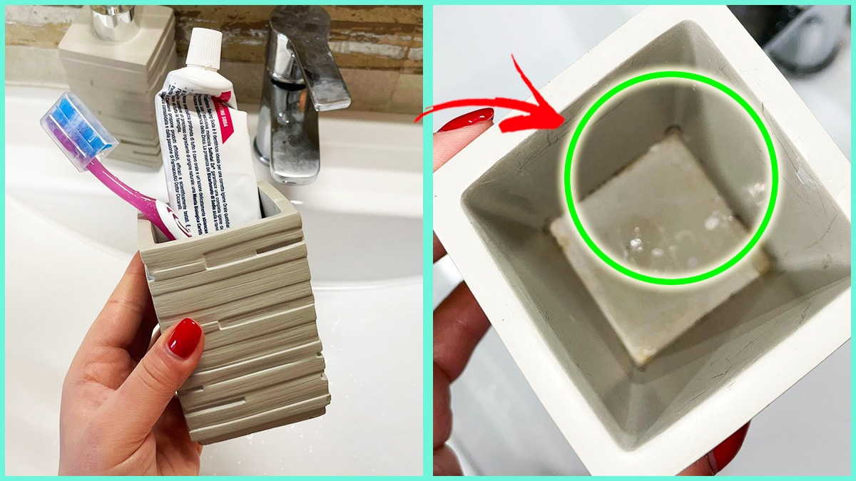 Puoi togliere la Muffa dal Portaspazzolino anche negli Angoli con questi 5 Trucchetti!