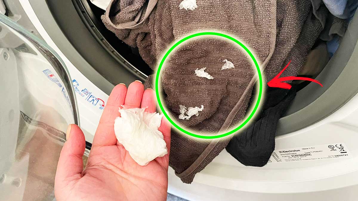 Come togliere i Pezzetti di Carta finiti in Lavatrice sui vestiti?