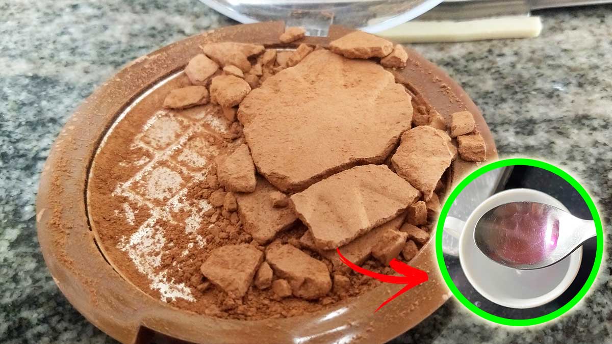 Se il Fard si è rotto non buttarlo ma puoi recuperarlo con questo Metodo