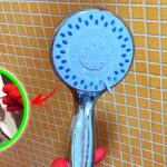 Come liberare i Fori del Soffione dal Calcare incrostato con questo Rimedio facile ed economico