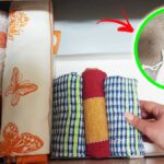 Il metodo per tenere sempre in ordine e puliti Tovaglie e Stracci nel cassetto della cucina
