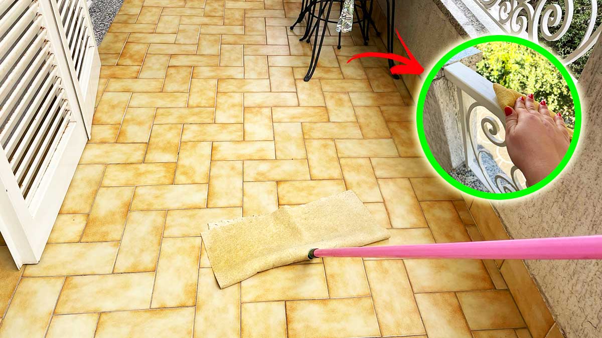 Come pulire Tutto il Balcone con questi Rimedi casalinghi
