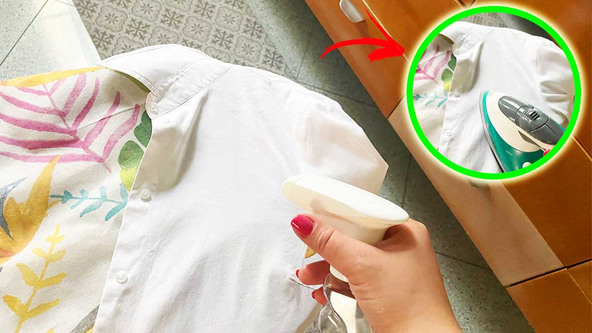 Come fare lo Spray anti-pieghe fai da te per avere le Camicie stiratissime in due minuti