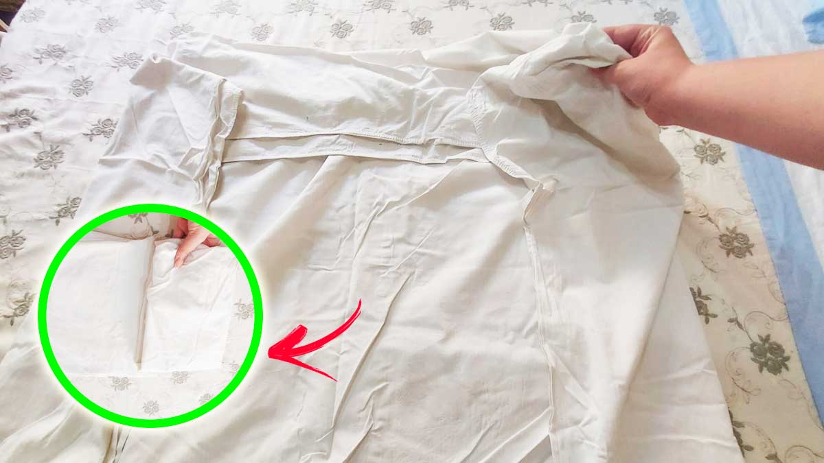 Il Metodo veloce e comodo per piegare il Lenzuolo con gli Angoli e non averlo stropicciato
