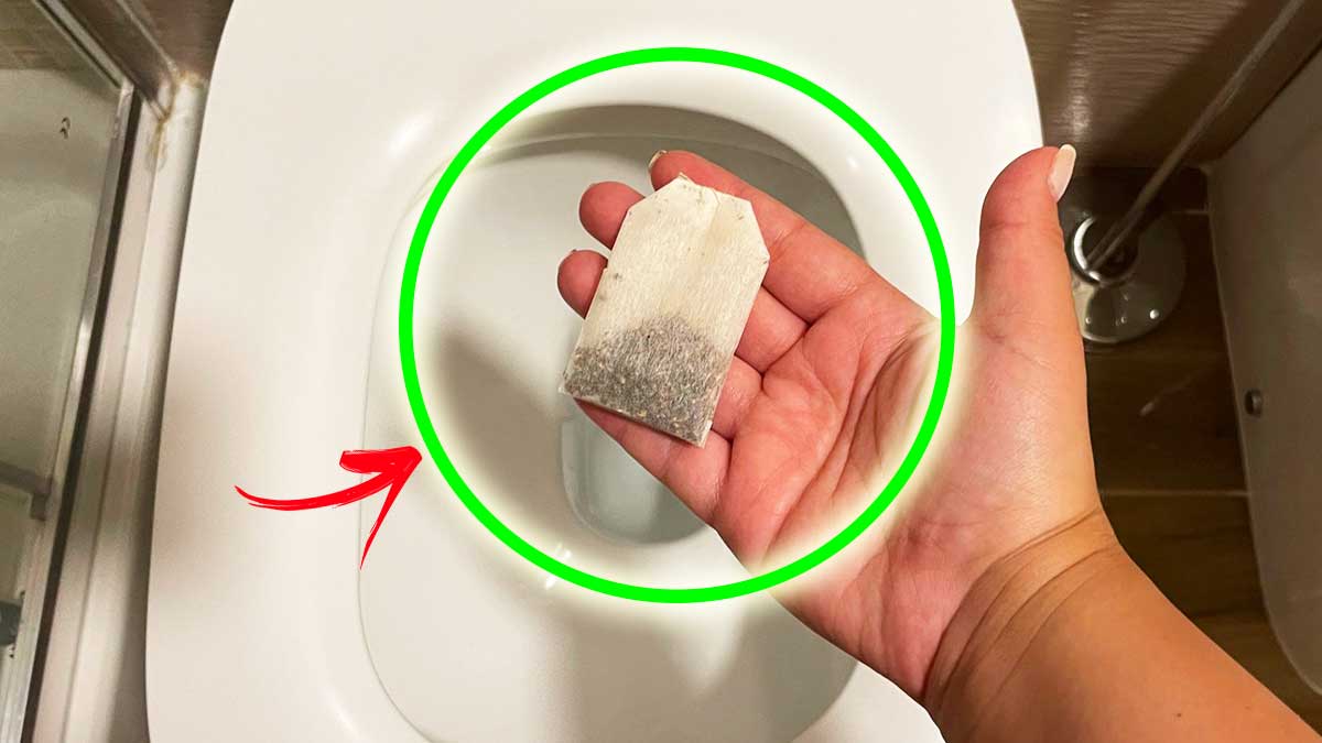Non tutti conoscono il Trucco del Tè nel Water per tenerlo sempre profumato
