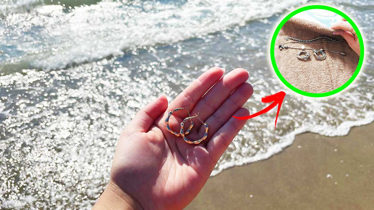 Come far brillare di nuovo la Bigiotteria scurita dall’acqua di Mare con questo Metodo semplice