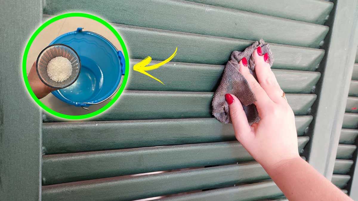 Pulisci così Persiane e Tapparelle piene di Polvere per farle tornare come Nuove