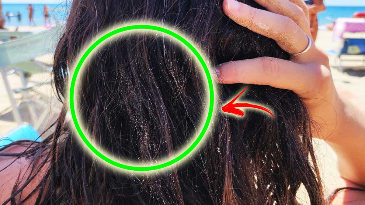 Sabbia impigliata nei capelli? Ecco i trucchetti veloci per toglierla