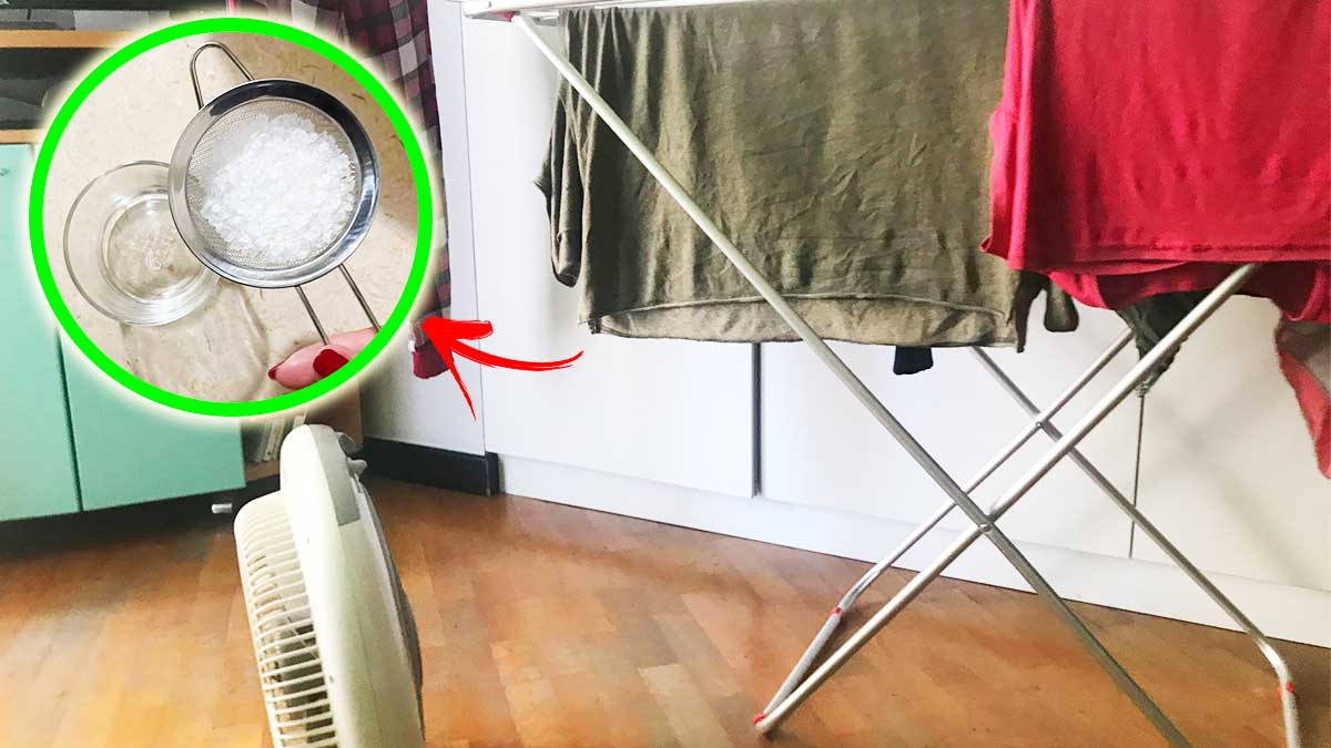 Come far asciugare presto i Panni stesi in Casa se fuori Piove?