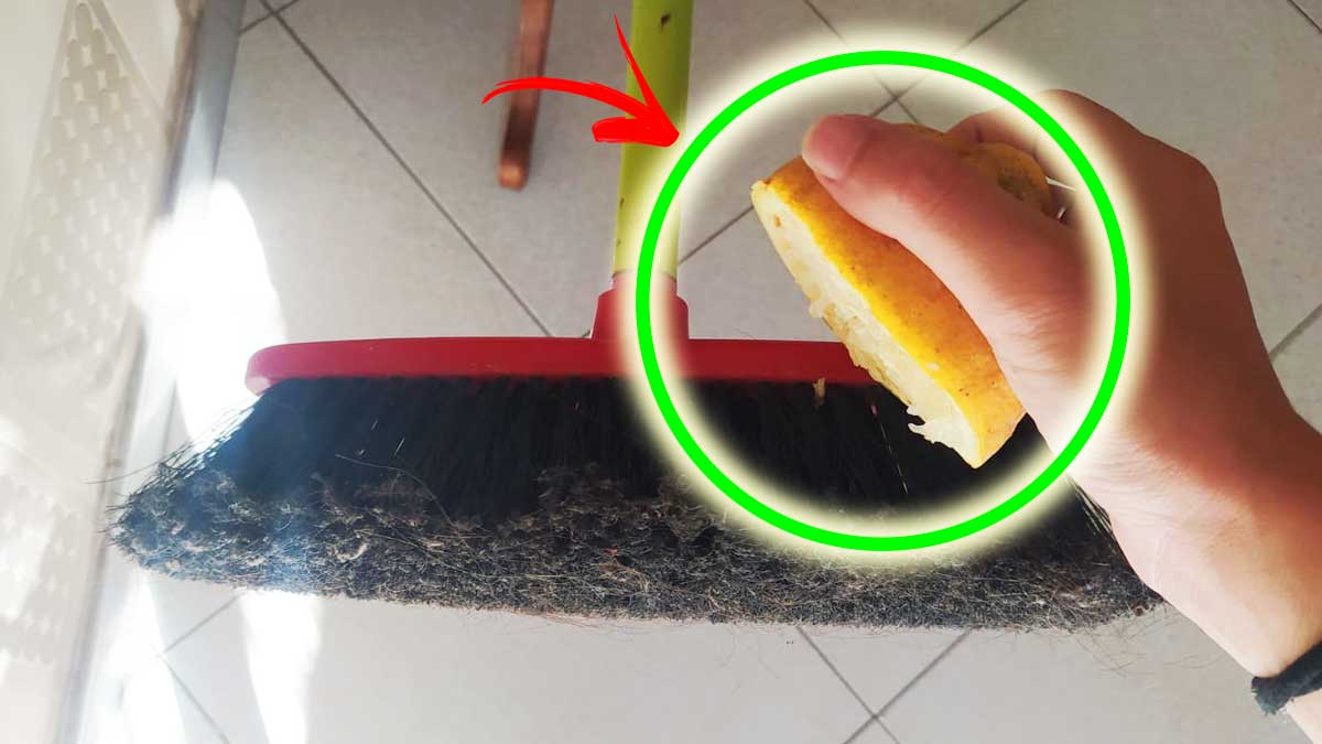 Forse non lo sapevi ma basta un Limone sulla Scopa per averla sempre pulita e senza polvere