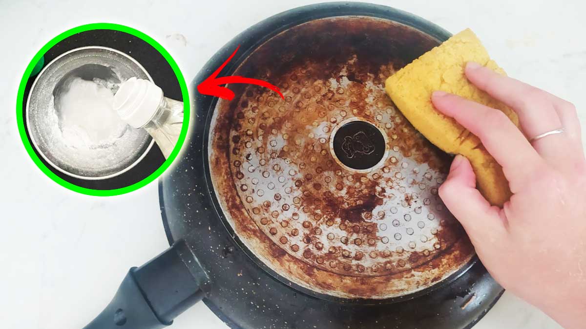 Come pulire il Fondo bruciato delle Padelle e farle tornare lucide come nuove