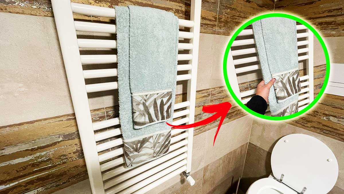 Se metti un Asciugamano sul Termosifone puoi profumare tutto il Bagno in 5 minuti