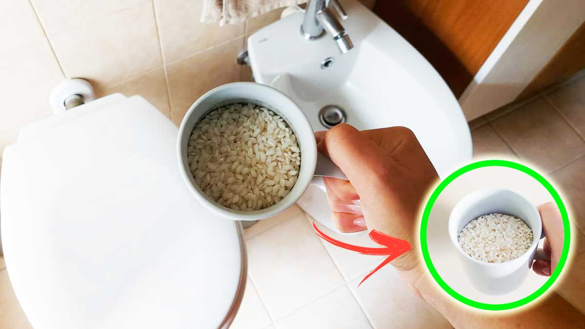 Con una sola Tazza di Riso puoi risolvere in Casa tutti questi Problemini di pulizia