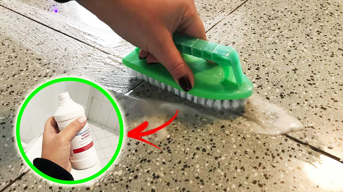 Come sbiancare velocemente le Fughe con l’Acqua Ossigenata