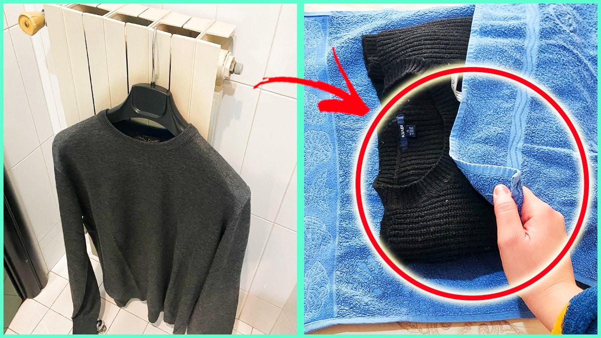 Come asciugare i vestiti pesanti sul Termosifone e non farli puzzare
