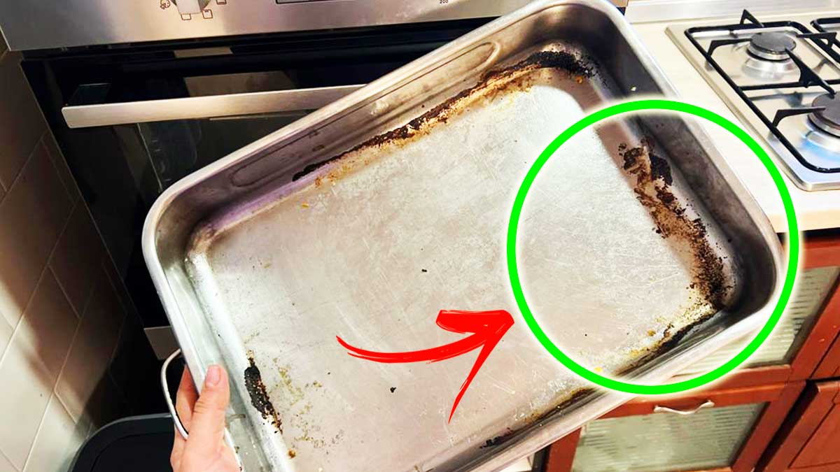 Come pulire e lucidare le Teglie incrostate di Cibo con 6 Rimedi Naturali
