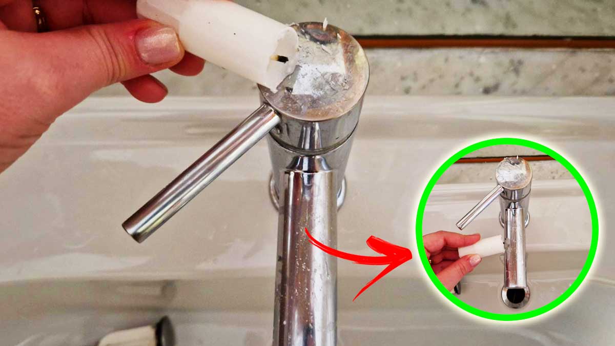 Come evitare il calcare sui rubinetti con una candela
